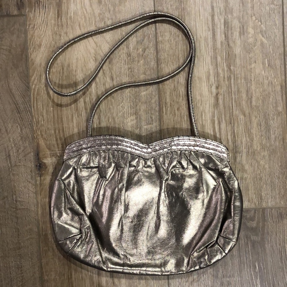 Vintage VENETTO Leather Shoulder Bag / Clutch